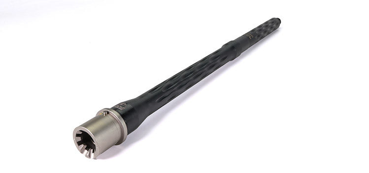 Faxon Firearms Match Series AR15 Barrel .223 Wylde 1:8 Twist 416R, 5R Rifling, Nitride - 16" | Flame Fluted Profile | Mid Length