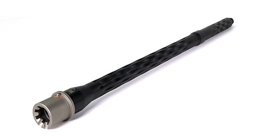 Faxon Firearms Match Series AR15 Barrel .223 Wylde 1:8 Twist 416R, 5R Rifling, Nitride - 18" | Flame Fluted Profile | Mid Length