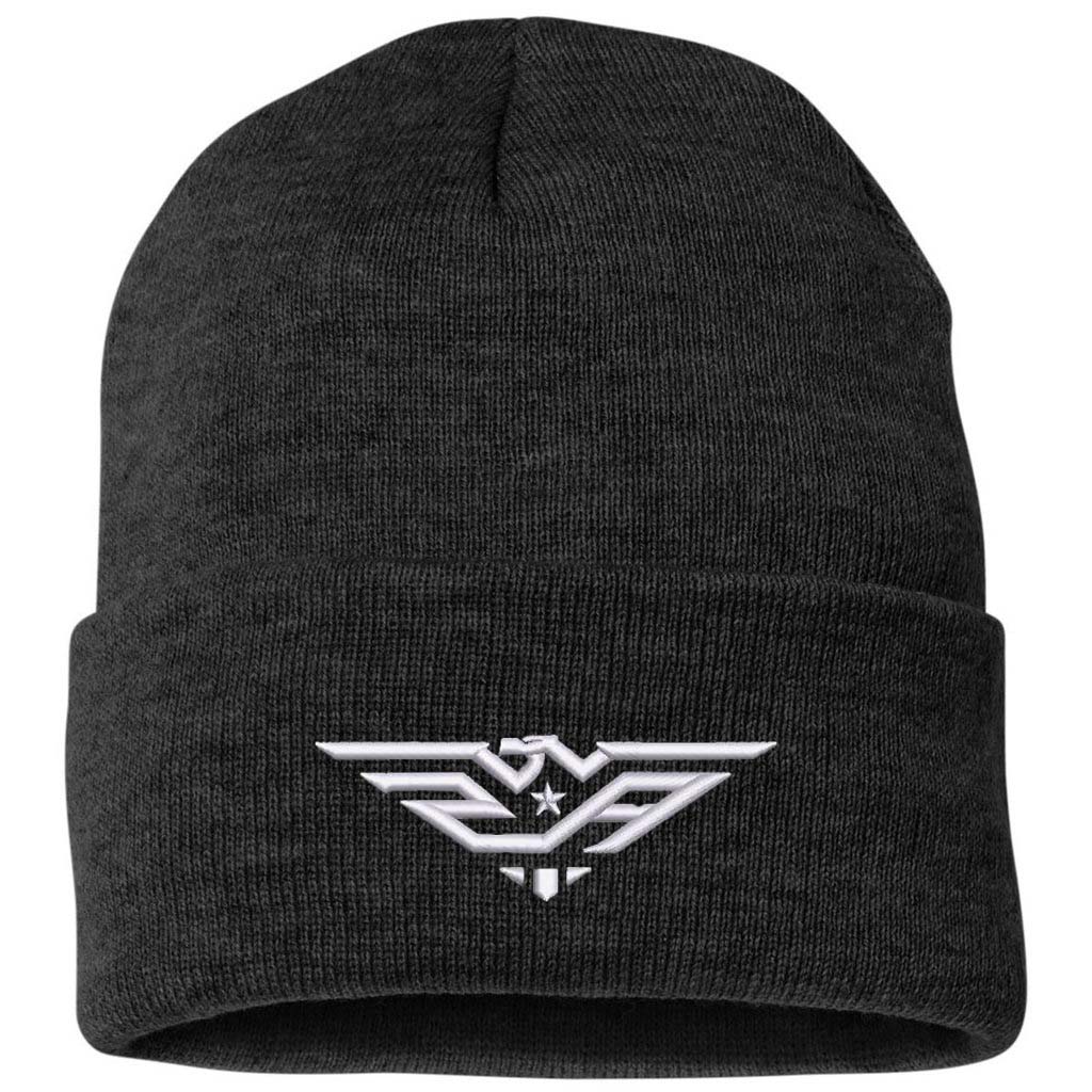 2AW Logo Knit Beanie-Black