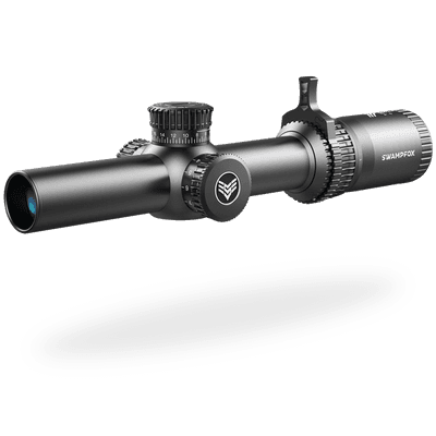 Swamp Fox Tomahawk LPVO Series Riflescope - Black | 1-4X24 | Guerrilla Cross MOA Reticle