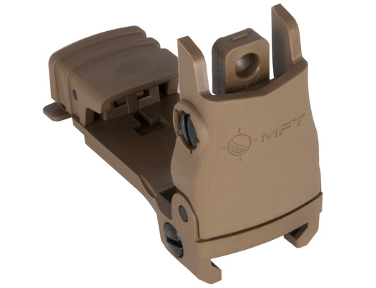 Mission First Tactical Flip Up Rear Sight - Scorched Dark Earth