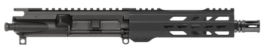 CBC AR15 Upper Assembly - Black | 5.56 NATO | 7.5" Barrel | 7" Keymod Handguard/Rail|Less BCG & Charging Handle