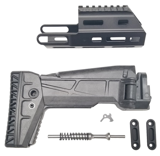 CZ Bren 922R Parts And Folding Stock Kit - Black