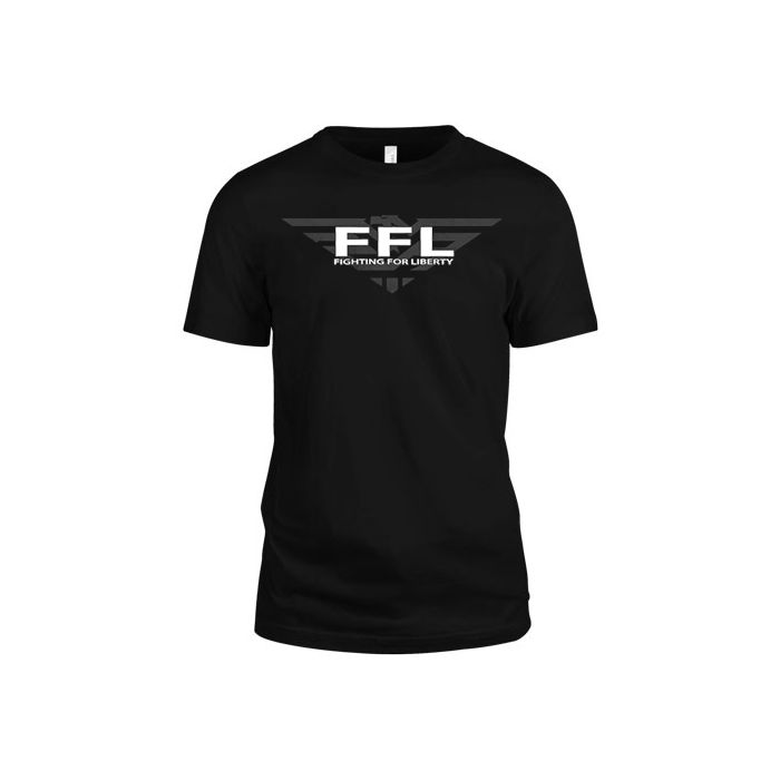 FFL "Fighting For Liberty" Logo Front 2AW Logo Back T-Shirt-2XL