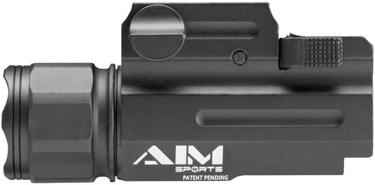 Aim Sports Full Frame 330 Lumen Compact Flashlight - Black | QRM Color Lense Filters