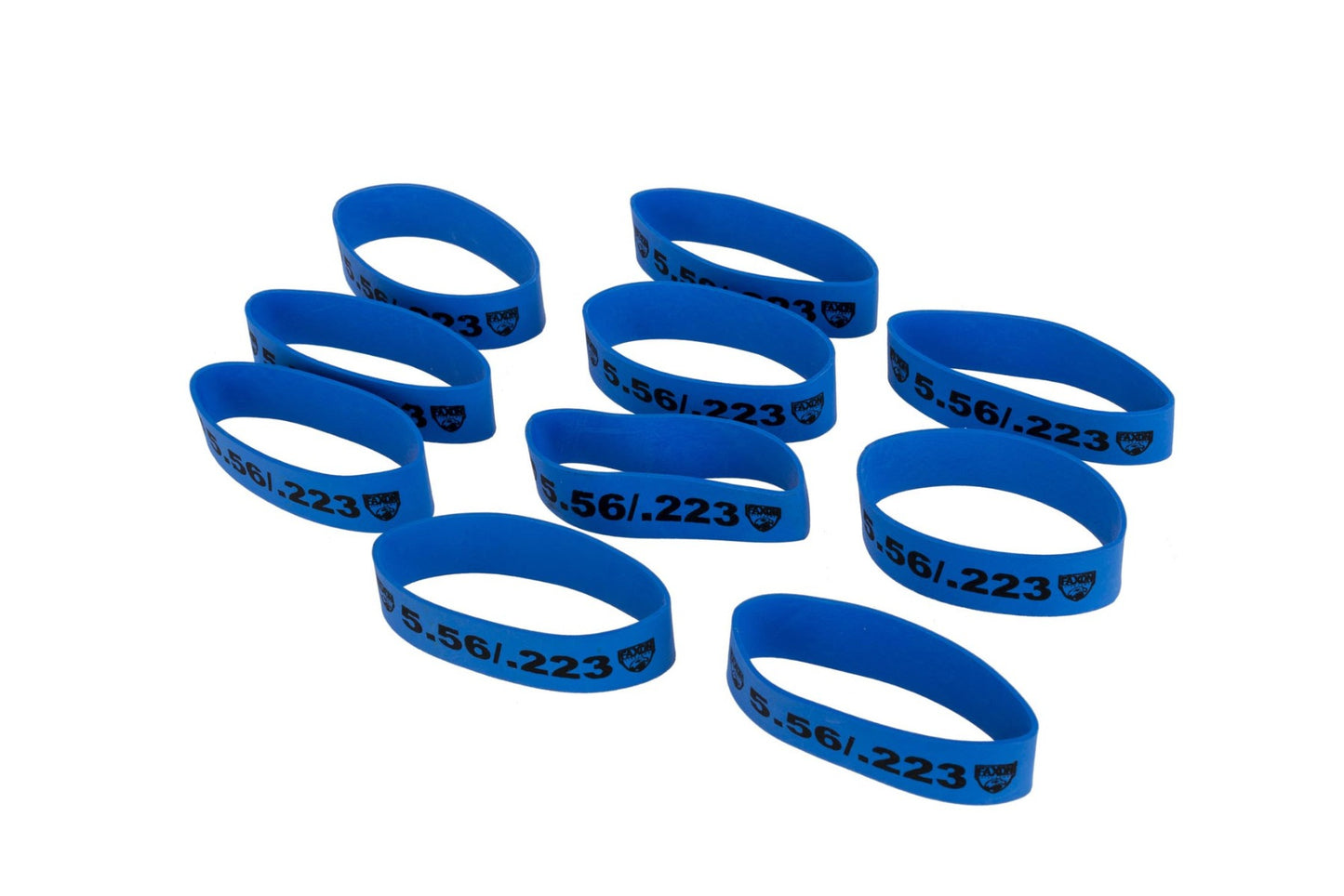 Faxon Firearms Magazine Marker Bands - 5.56/.223 | Blue | 10 pack