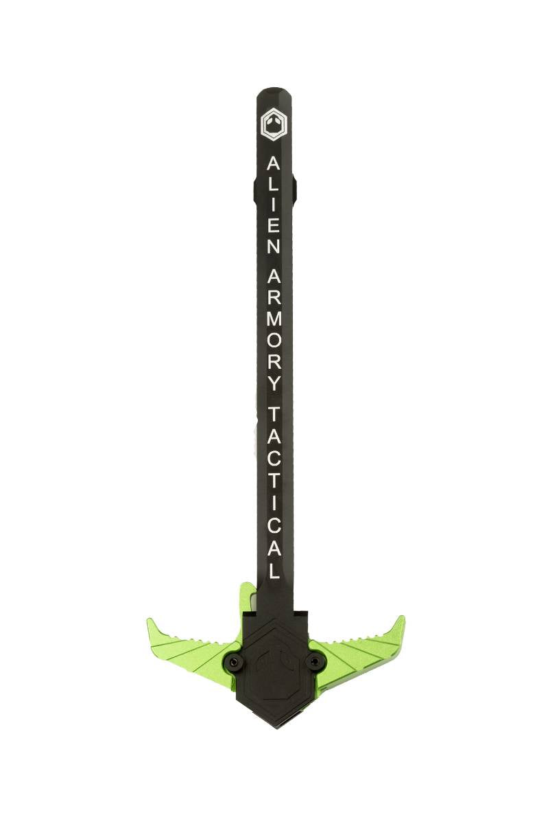 Alien Armory Tactical Gravity ACH Ambi Charging Handle - Green | 7075 Aluminum