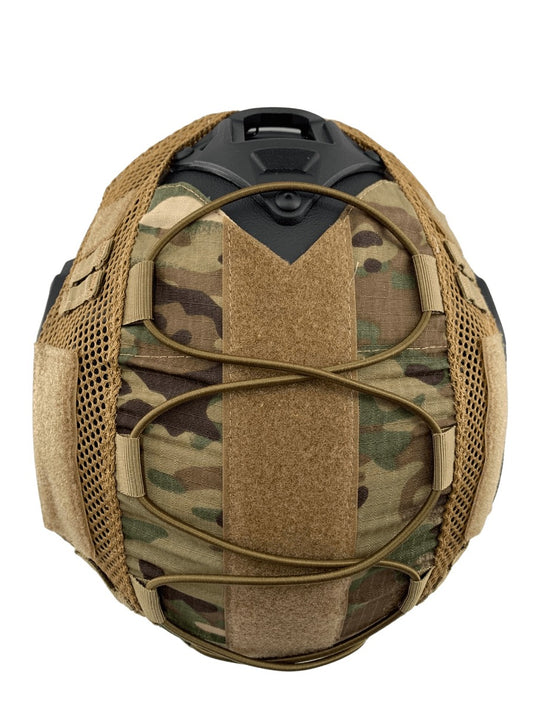 Guard Dog Tactical Level IIIa Ballistic Helmet - Universal Fit | 3.5 Lbs/Per | Black | Multicam Cover