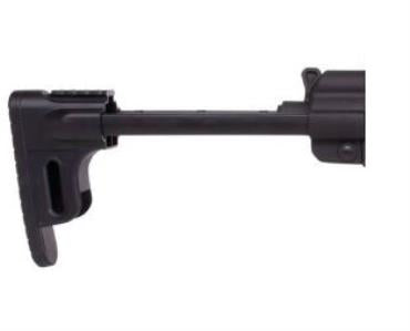 ATI GSG-16 Rectable Stock - Black | Extra Mag Holder