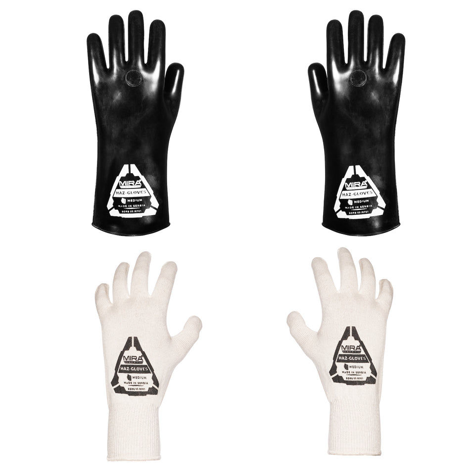 MIRA Safety Butyl HAZ-GLOVES for CBRN Protection-L