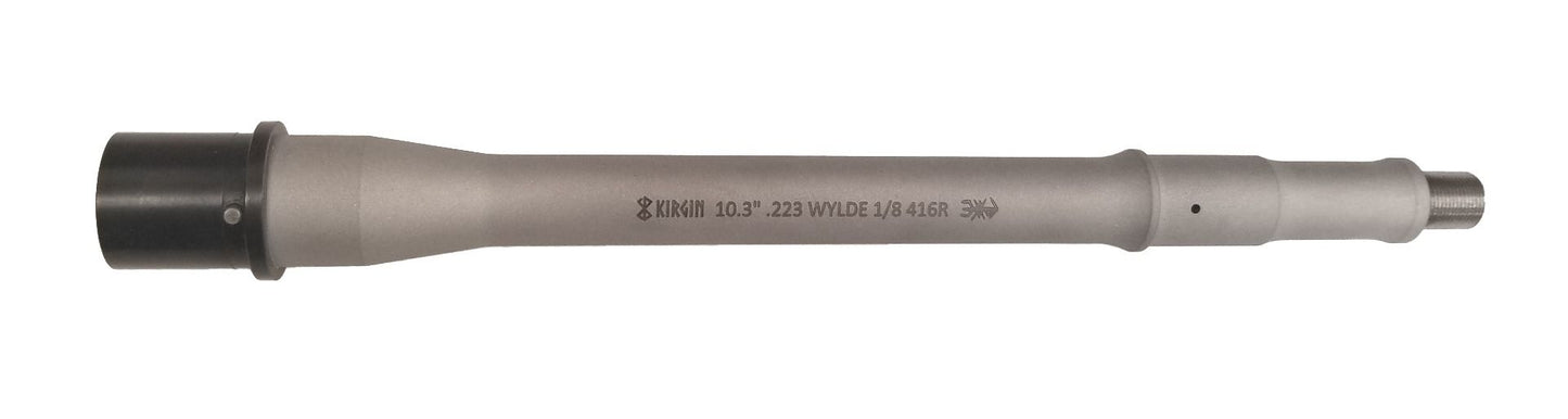 Kirgin Combat Precision BERSERKER AR15 Barrel .223 Wylde - 10.3" | 1:8 Twist | 416R | Carbine Length