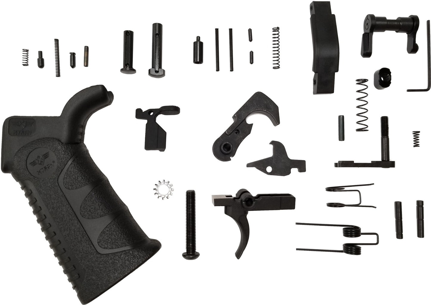 KE Arms AR15 Enhanced Lower Receiver Parts Kit - Black | Ambi Selector