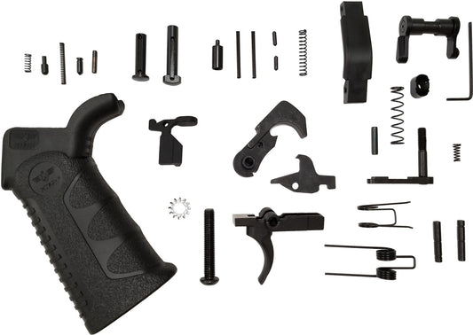 KE Arms AR15 Enhanced Lower Receiver Parts Kit - Black | Ambi Selector