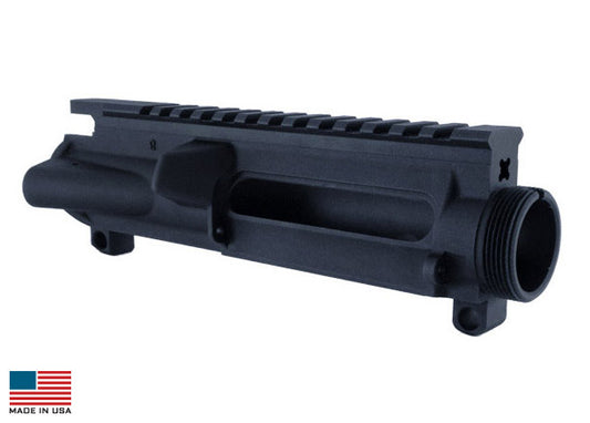 KE Arms Forged KE-15 Stripped Upper Receiver - Black | Forward Assist & Ejection Port Cover NOT INCLUDED