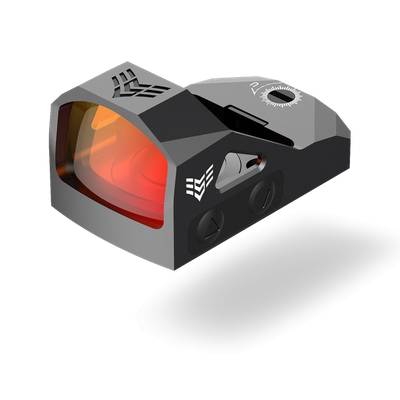 Swamp Fox Liberty Micro Reflex Red Dot Sight - Black | 1x22 | 3 MOA Dot