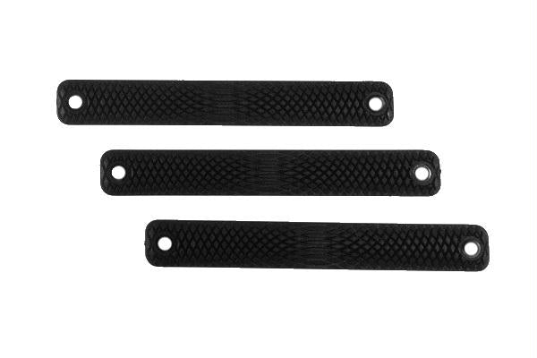 Manticore Arms Panel for Transformer Rail - Black | Snakeskin Polymer Grip | 3 Panels