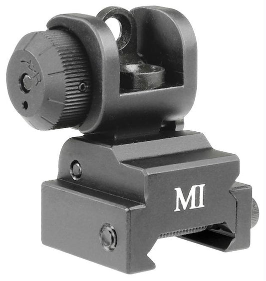 Midwest Industries ERS Flip Up Rear Sight - Black