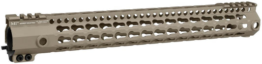 Midwest Industries G3 Lightweight KL-Series One Piece Free Float AR15 Handguard - FDE | 15" | KeyMod