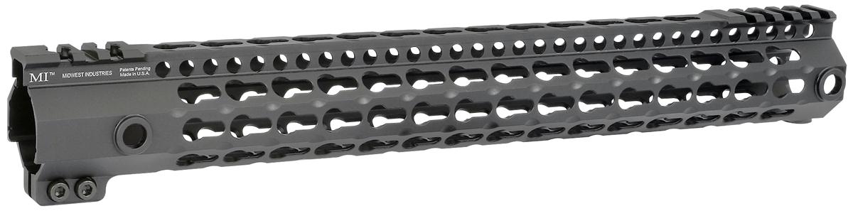 Midwest Industries G3 Lightweight KL-Series One Piece Free Float AR15 Handguard - Black | 15" | KeyMod