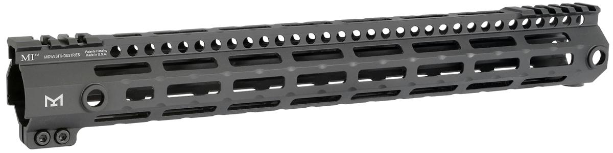 Midwest Industries G3 Lightweight ML-Series One Piece Free Float AR15 Handguard - Black | 15" | M-LOK