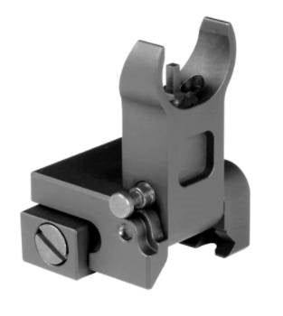 Aim Sports AR15 Low Profile Front Flip Up Sight - Black