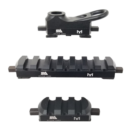 Sylvan Arms 3 Piece Rail Combo Pack - Designed for M-LOK Rails