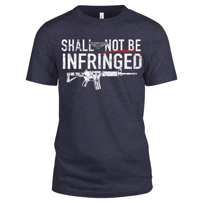 "Shall Not Be Infringed" Front Logo T-Shirt - 2XL