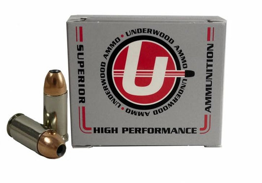 Underwood Ammo 9mm Luger Handgun Ammo - 147 Grain | +P | Jacketed Hollow Point