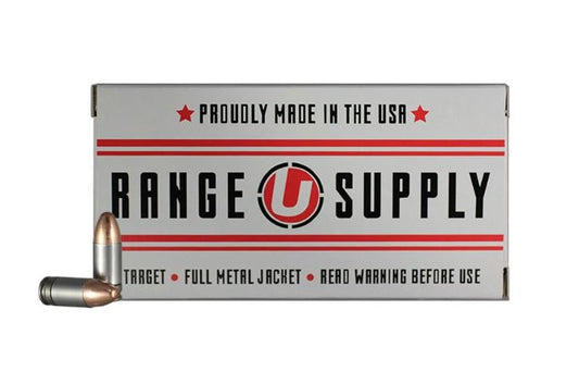 Underwood Ammo Range Supply 9mm Luger Handgun Ammo - 147 Grain | FMJ | 50rd box