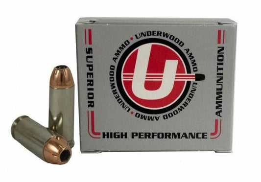 Underwood Ammo 10mm Handgun Ammo - 200 Grain | XTP Jacketed Hollow Point (20 Round Box)