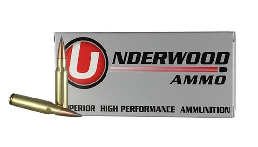 Underwood Ammo .308 Winchester Match Grade Rifle Ammo - 144 Grain | Match Solid Flash Tip | 20rd Box