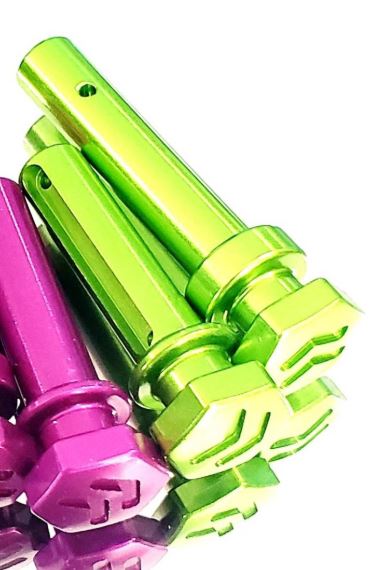 Alien Armory Tactical Extended Anodized Takedown Pins - Green | Includes Detents & Springs