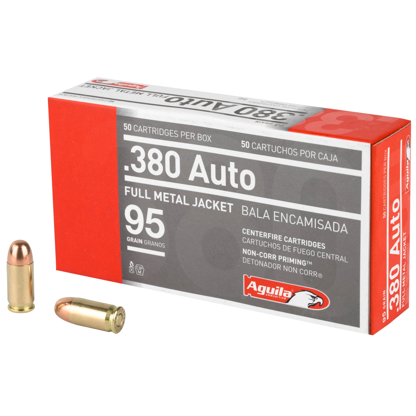 Aguila, 380 ACP, 95 Grain | FMJ |  (50 Round Box)