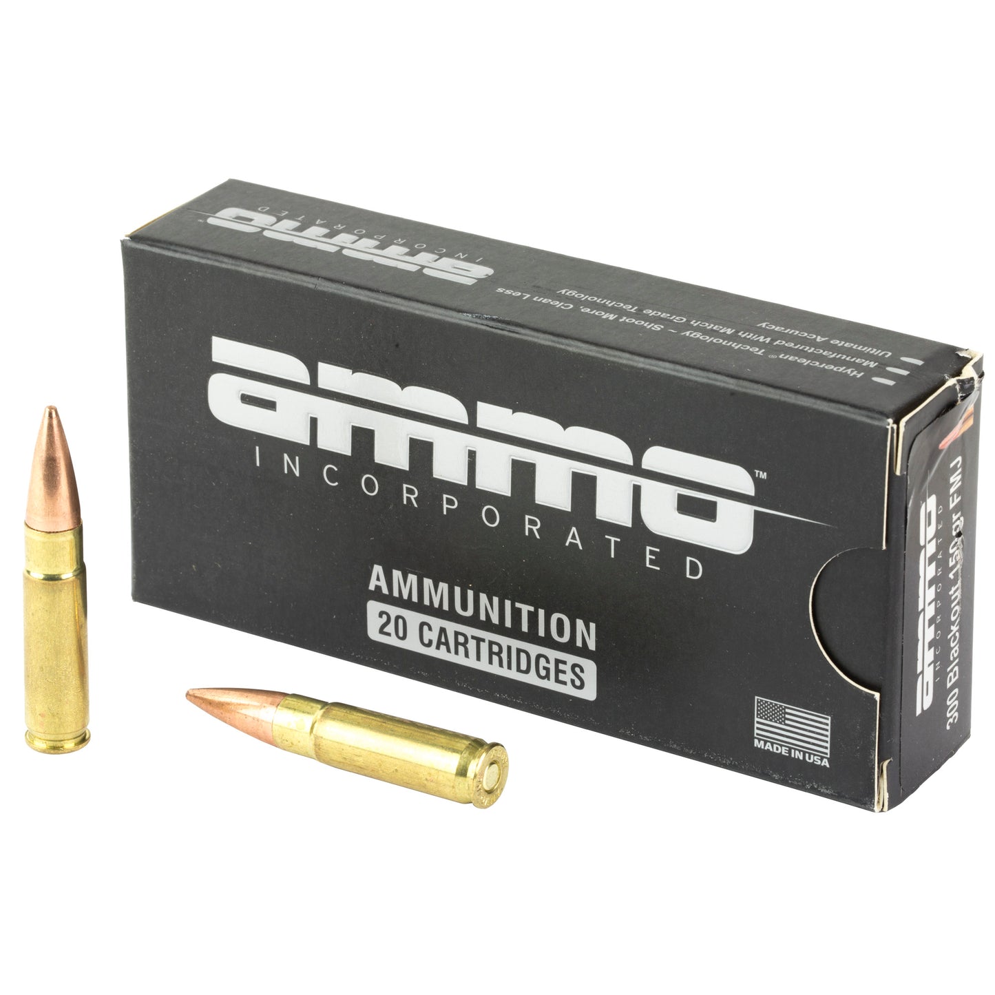 Ammo Inc 300 Blackout 150Gr Full Metal Jacket (20 Round Box)