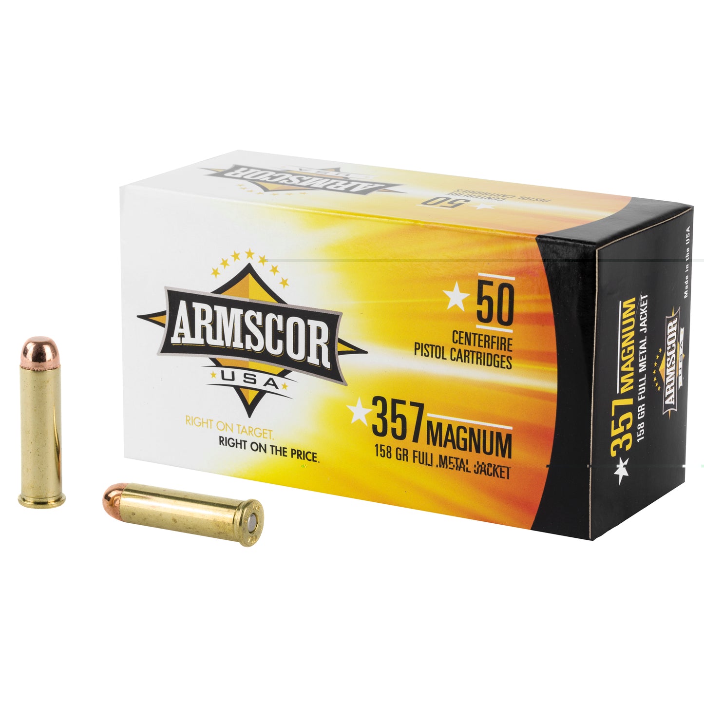 Armscor, 357 Mag, 158 Grain | FMJ |  (50 Round Box)