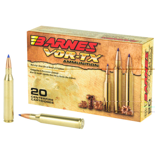 Barnes, VOR-TX, 25-06 Rem, 100 Grain, Tipped Triple Shock X, Lead Free  (20 Round Box)