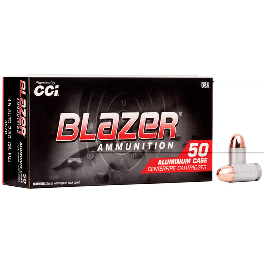 Blazer, 45 ACP, 230 Grain | FMJ |  (50 Round Box)