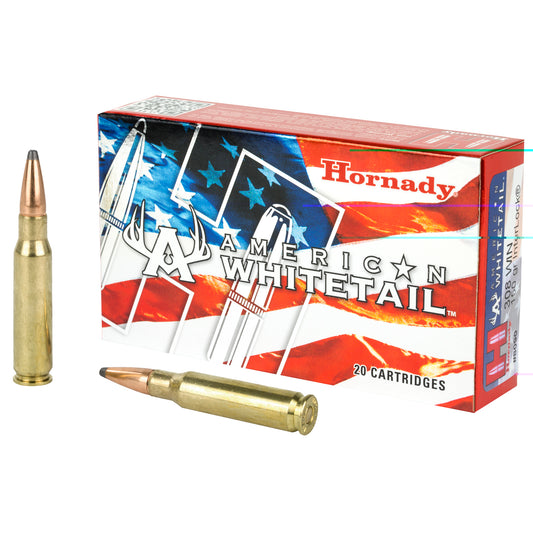 Hornady, American Whitetail, 308WIN, 150 Grain, Soft Point, InterLock, 20 Round Box