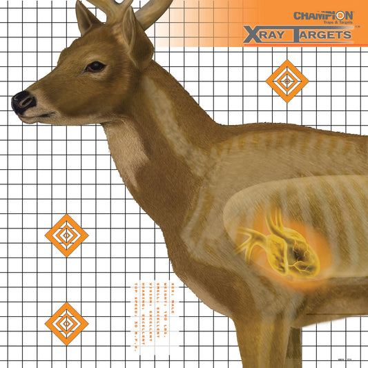 Champion Deer X-ray Target 6/pk