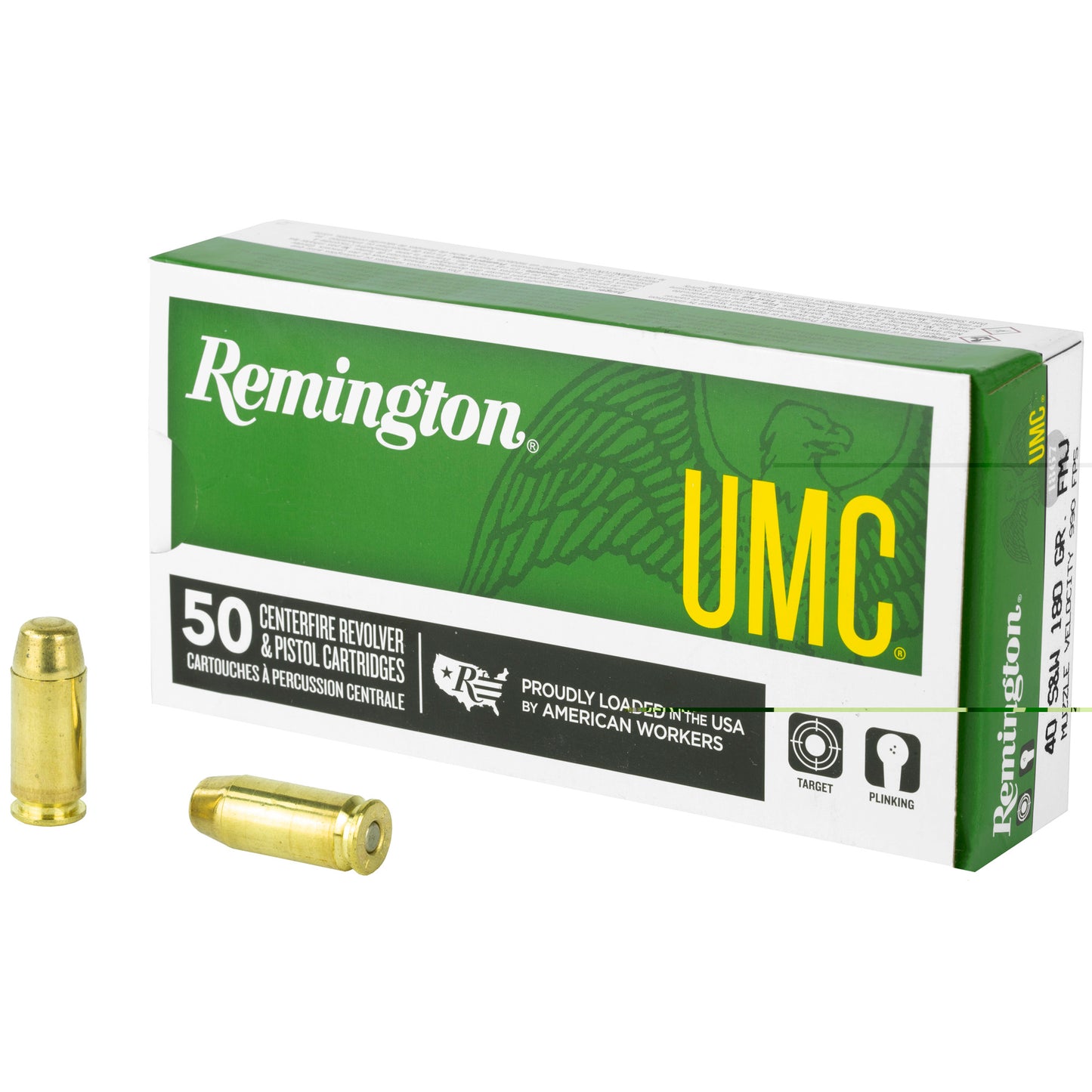 Rem Umc 40sw 180gr Fmj 50/500