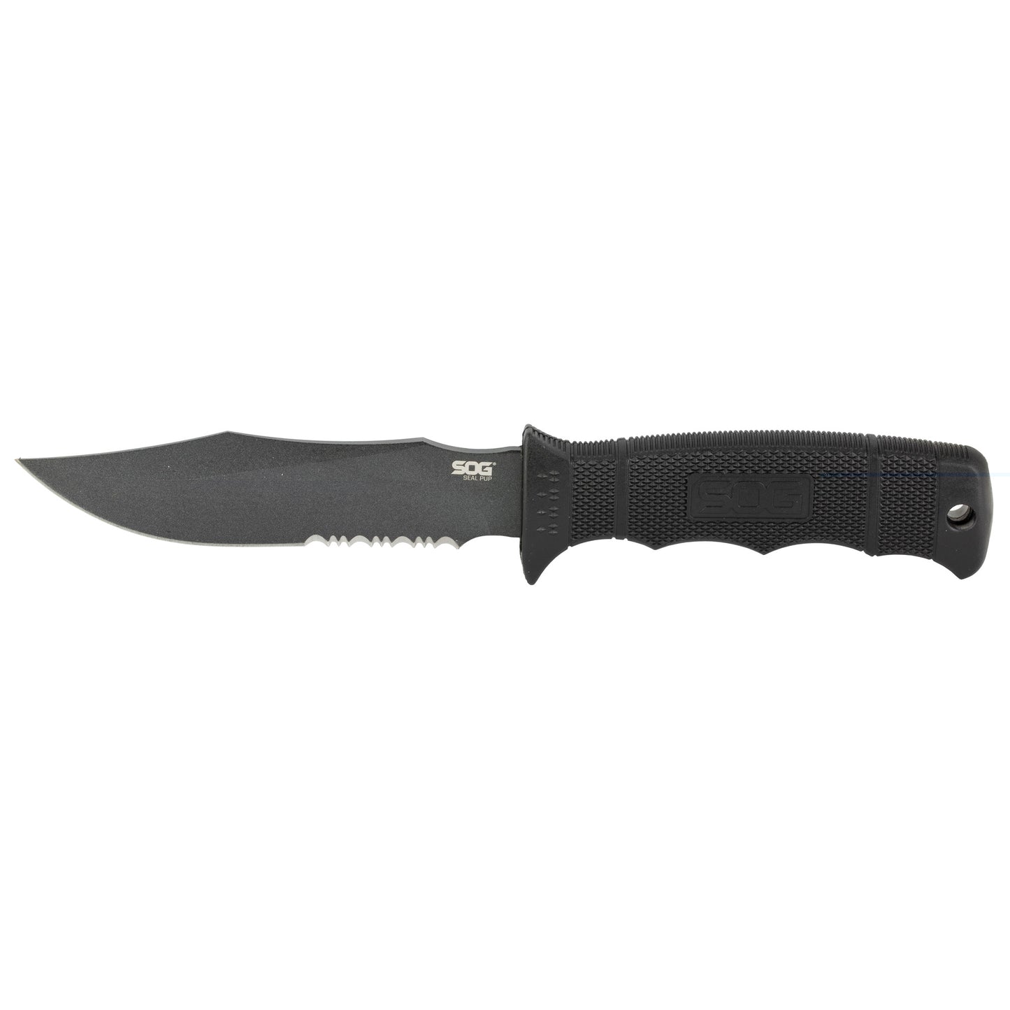 Sog Seal Pup Black 4.75" Kydex