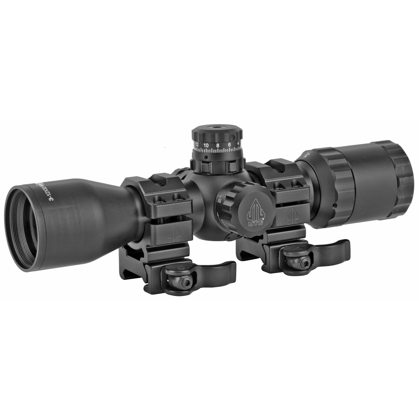 Utg 3-12x32 Scope Side Ao Mildot Qd